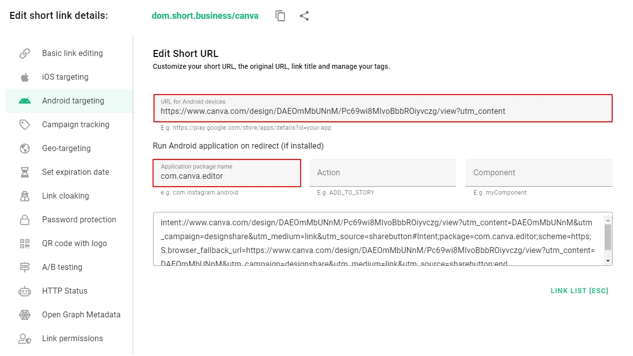 shortio-android-targeting