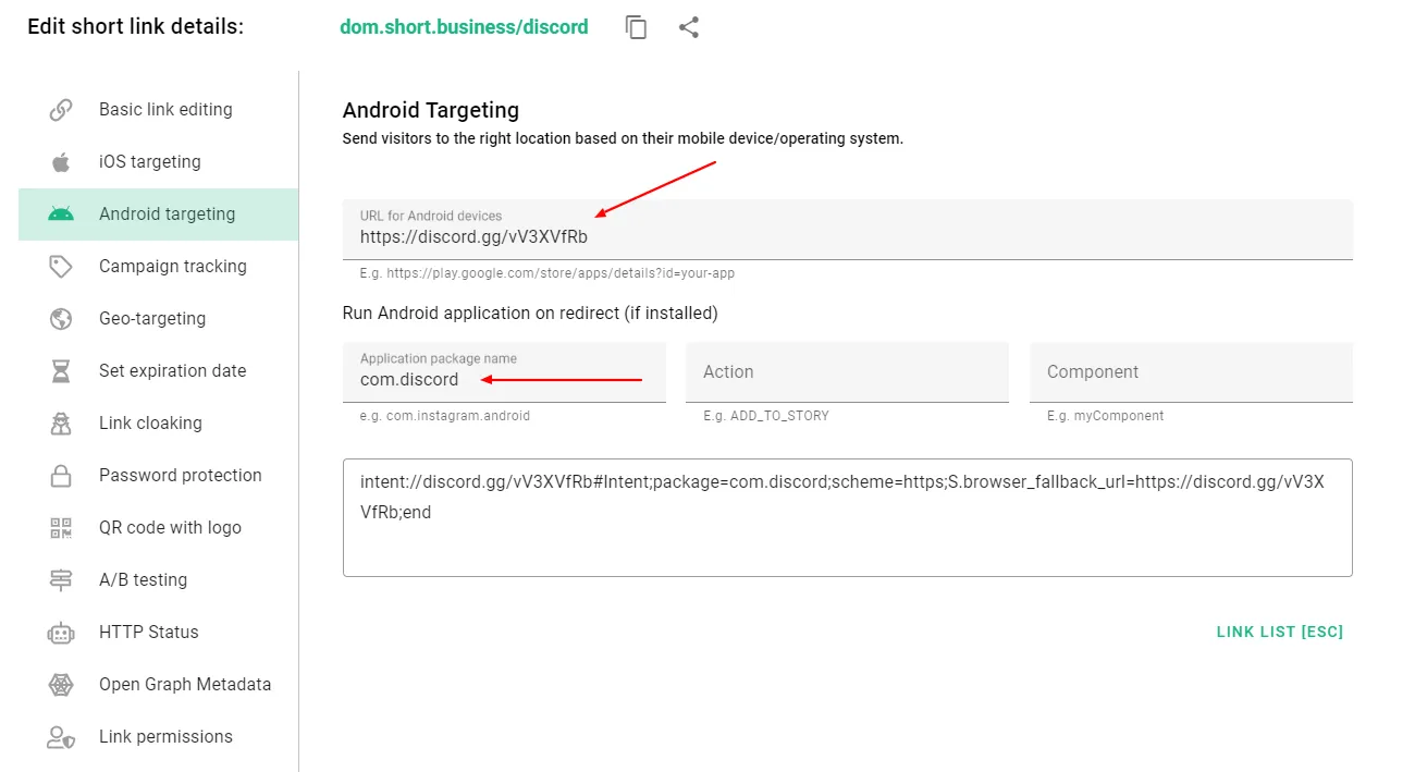shortio-android-targeting