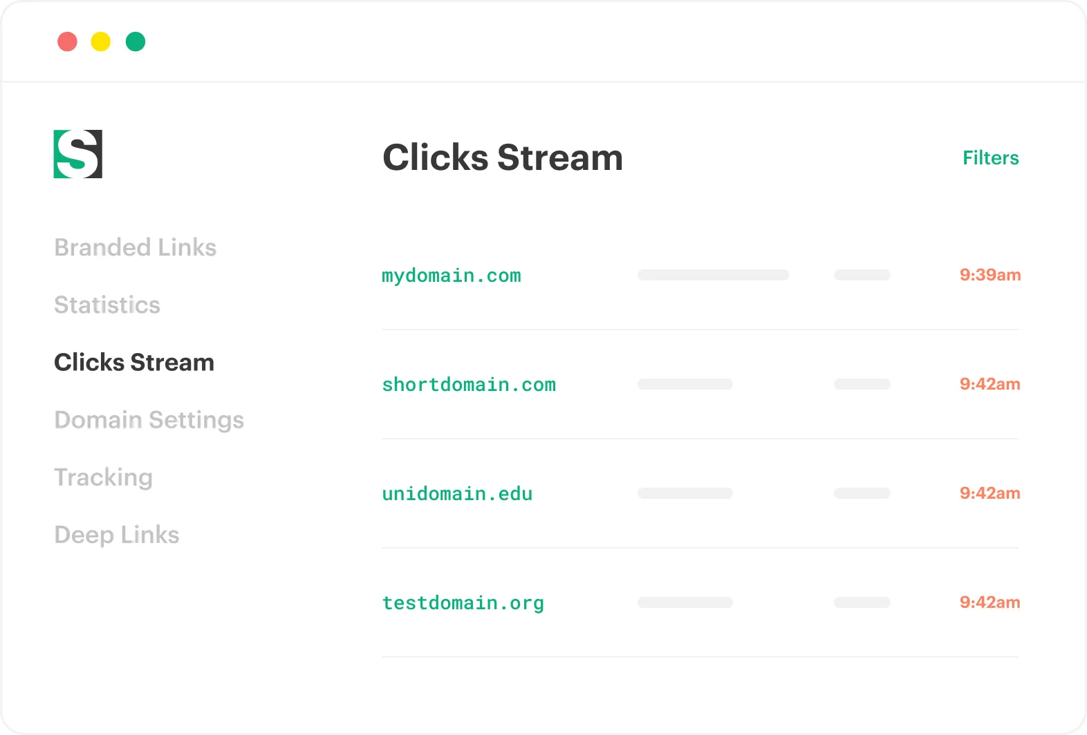 Short.io clickstream