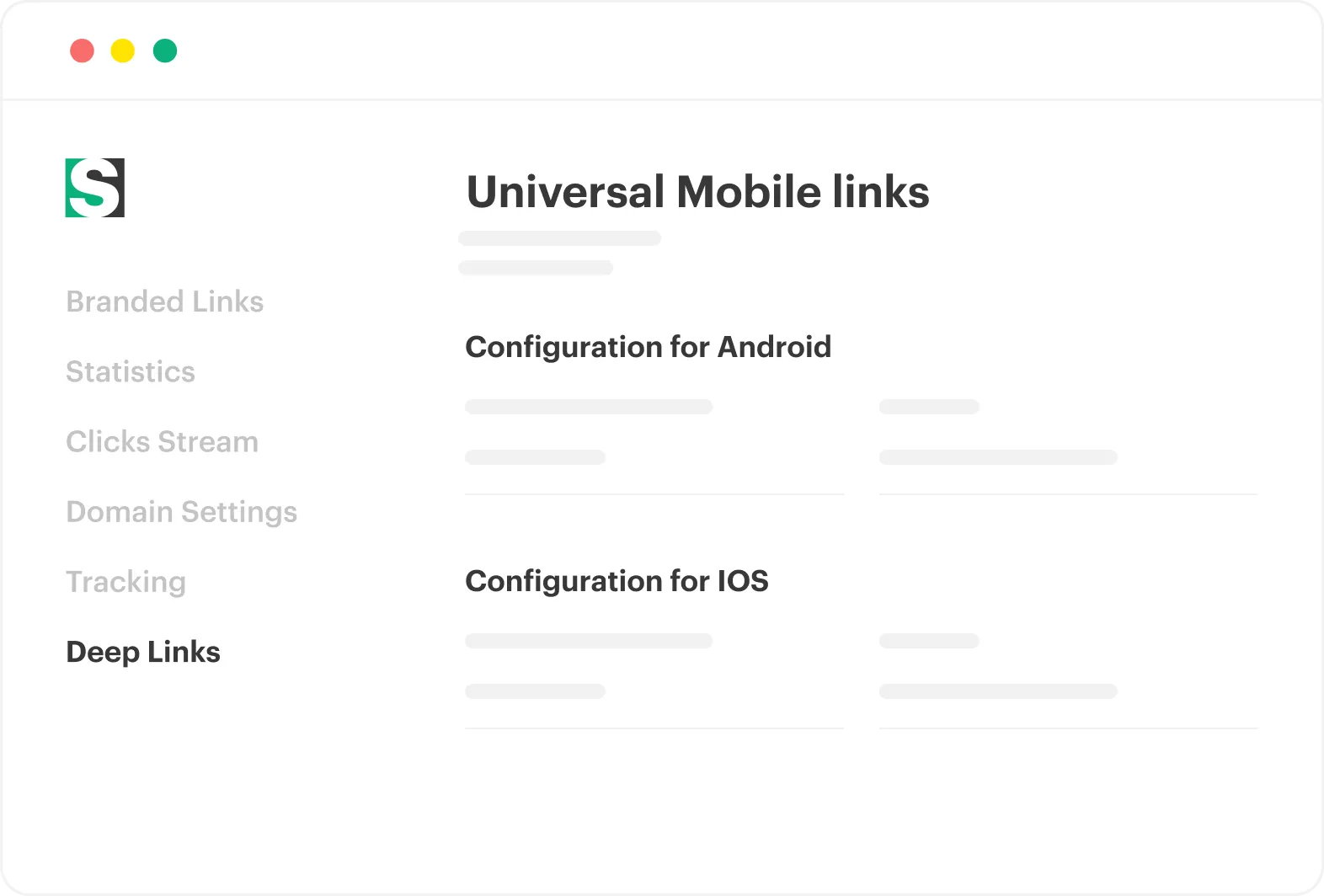 Short.io deep links