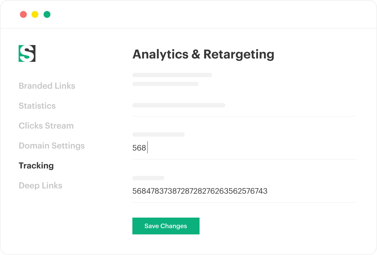 Short.io analytics and retargeting